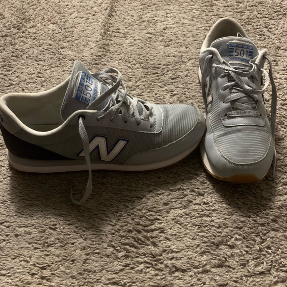 New balances 501 grey and blue trainers - Picture 6 of 7